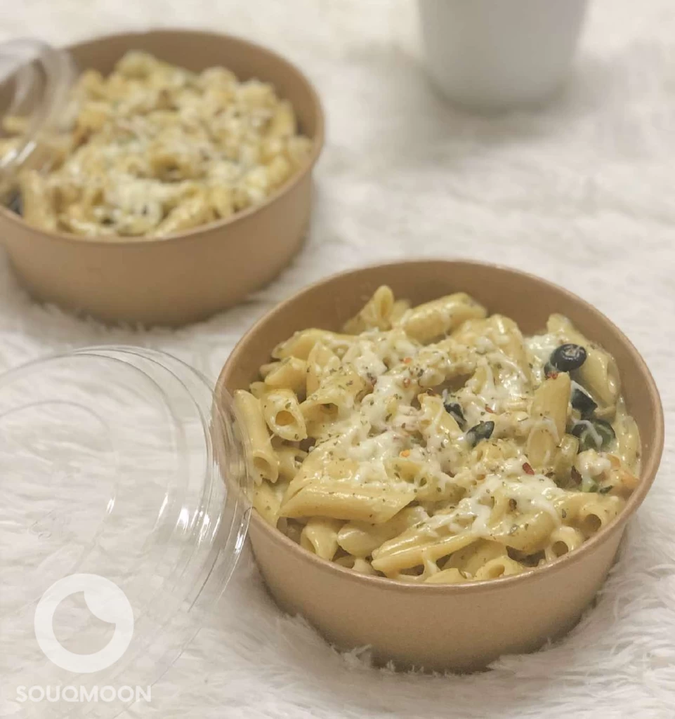 باستا بيضا بالدجاج🍝.