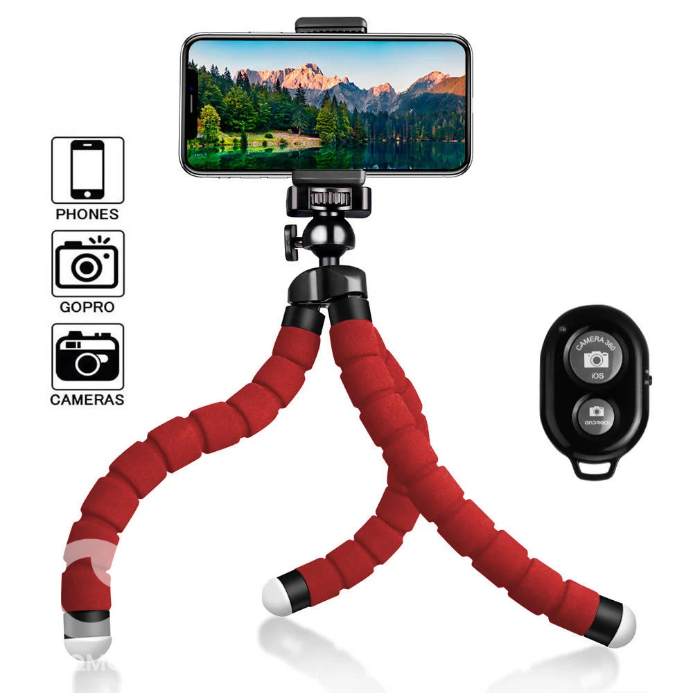 Mini Tripod flexible for smartphones or cameras with remotes