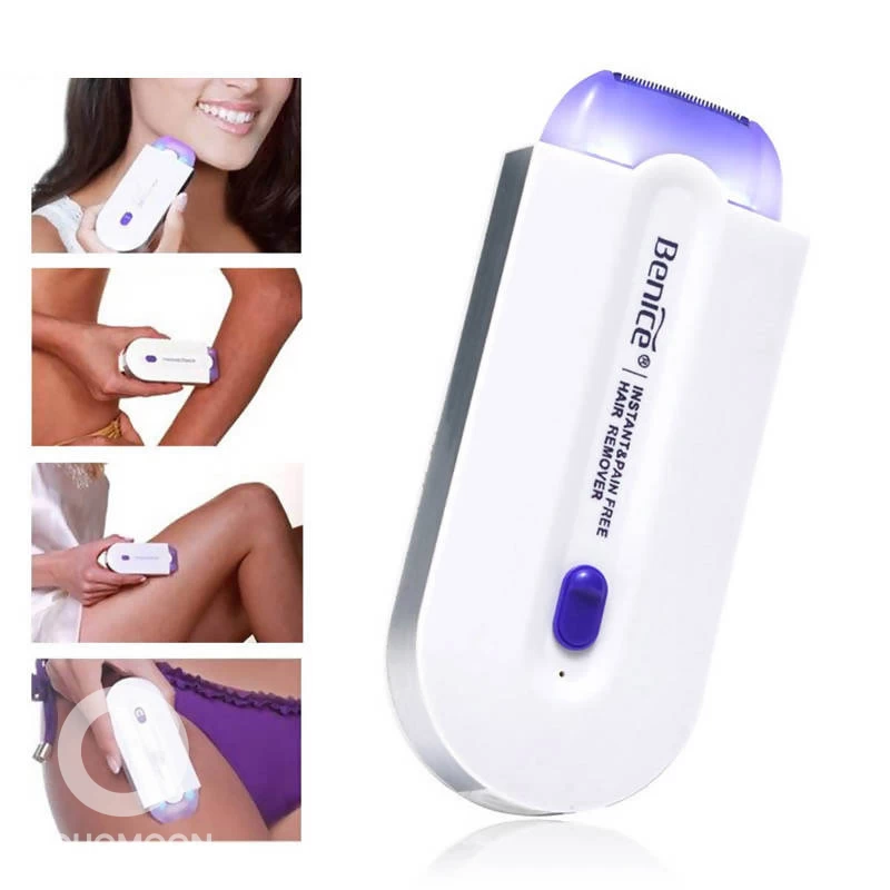 Laser Rechargeable Hair Removal Purple Sensa-Light Device