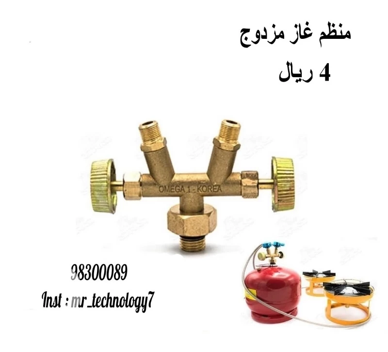 منظم غاز مزدوج