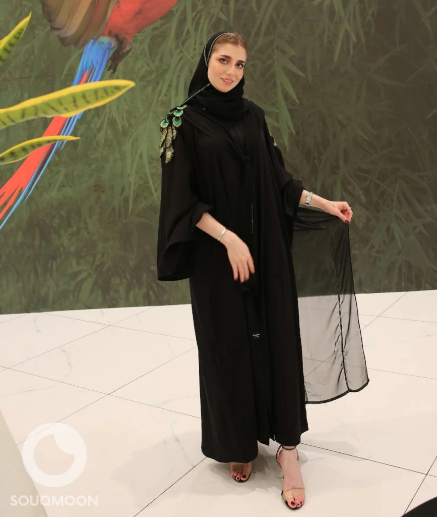 peacock abaya