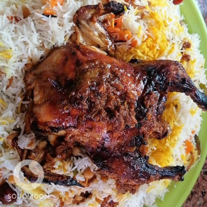 دجاج مع رز