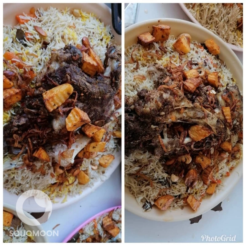 لحم مع رز