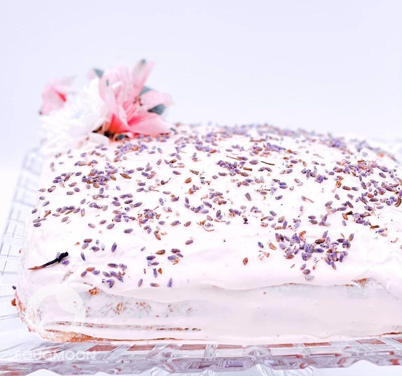lavender milk cake