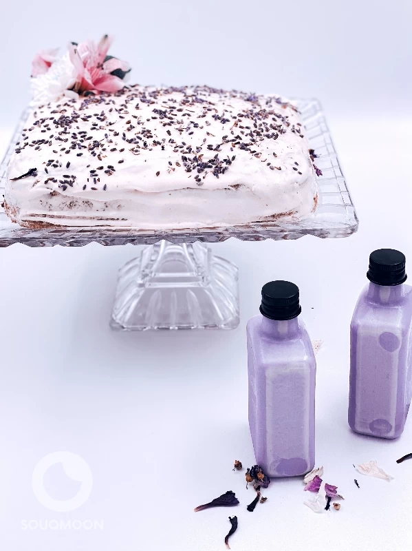 lavender milk cake