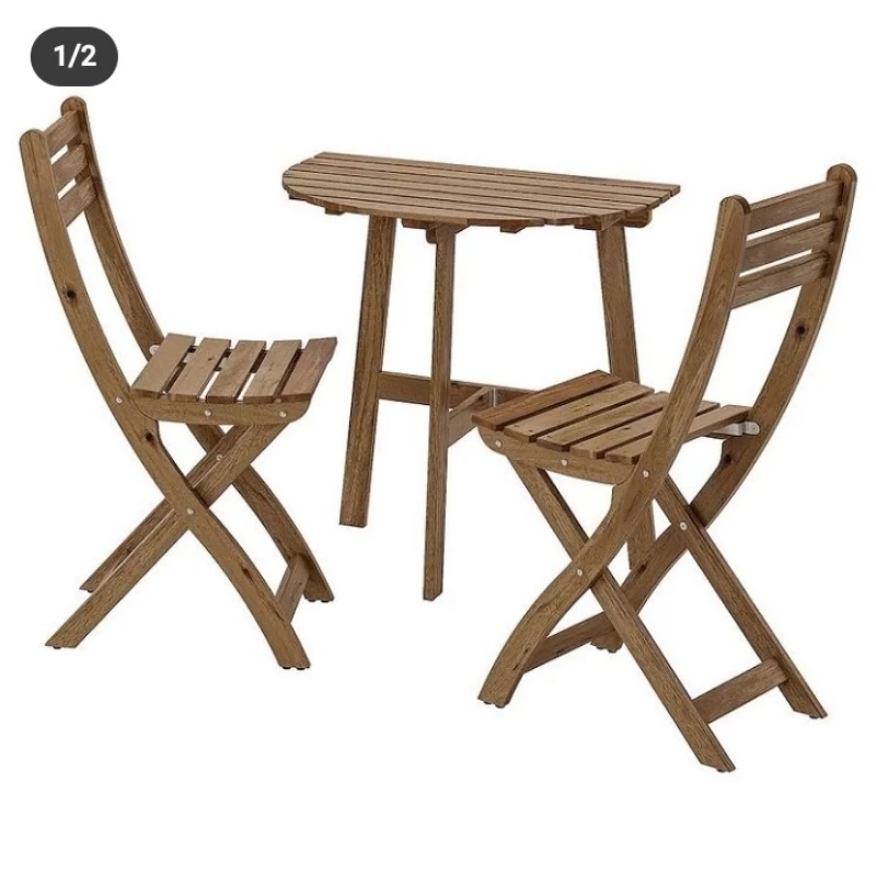 طاوله + ٢ كرسي