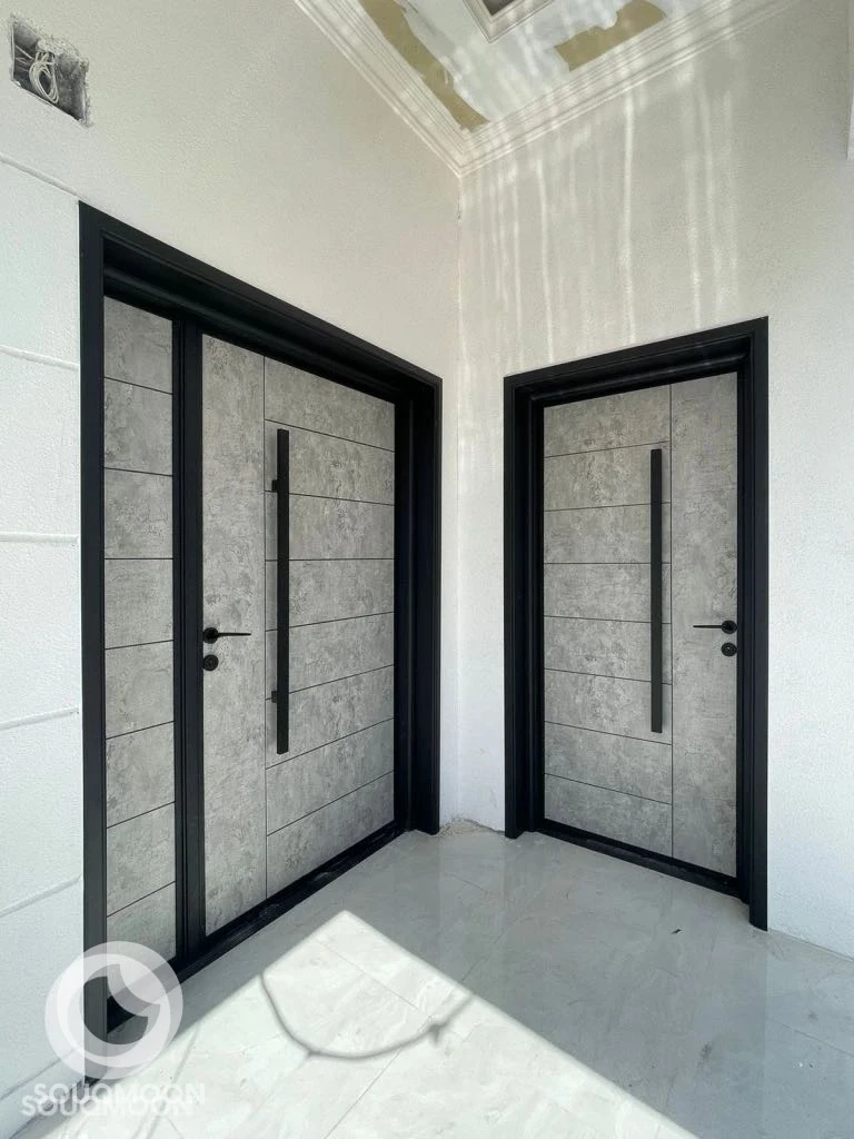 Aluminum doors