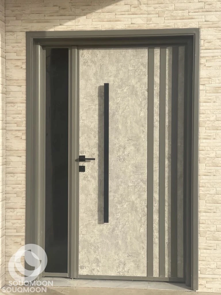 Aluminum doors