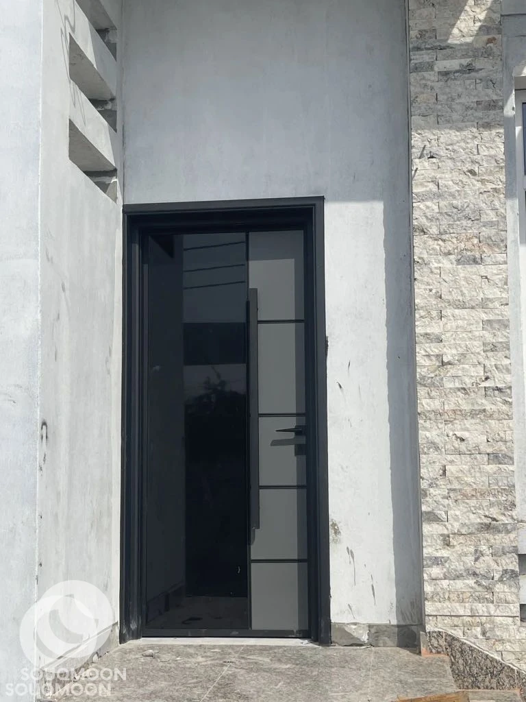 Aluminum doors