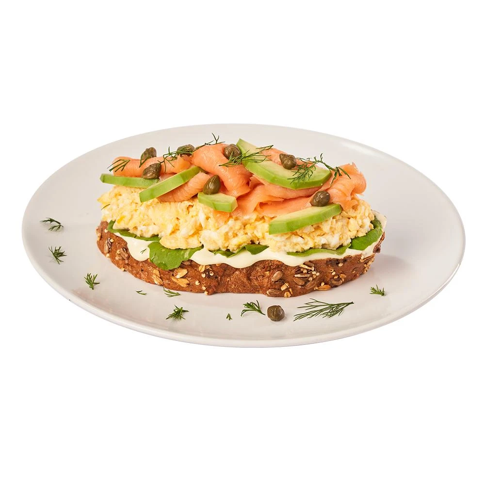 Scrambled Royal With Avocado