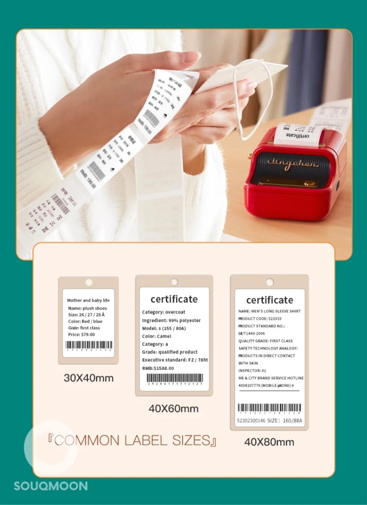 Print barcode model B21   91805151