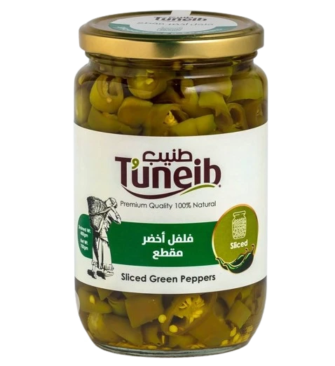 Taneeb pickled green pepper, chopped 700 g