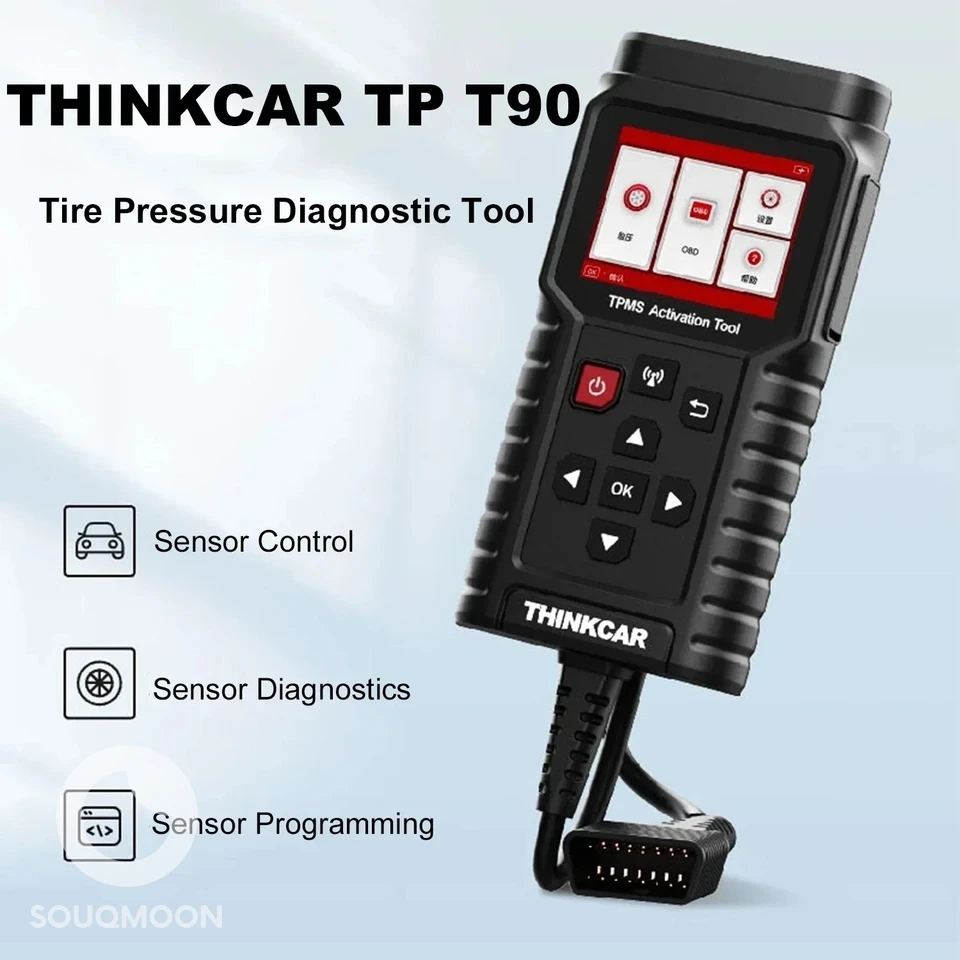 جهاز فحص وبرمجة سنسرات ضغط الإطارات THINKTPMS T90