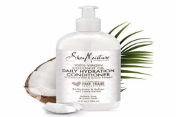 بلسم الترطيب اليومي بزيت جوز الهند شيا مويستشر Shea Moisture 100% Virgin Coconut Oil Daily Hydration Shampoo 384ml شيا موستشر