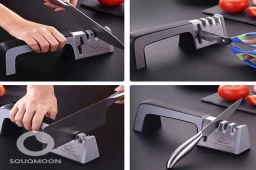 Food stainless steel sharpening system 4in1