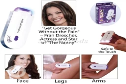 Laser Rechargeable Hair Removal Purple Sensa-Light Device