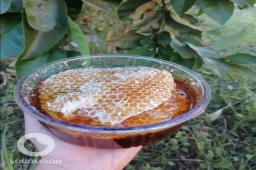 عسل السدر وعسل البرم بشمع طبيعي