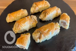 جمبري بالقشطة والجوز