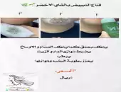 قناع التبييض بالشاي الاخضر🌿🌱 
