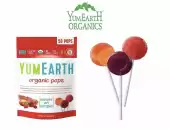 ‏YumEarth Organic candy حلاوة عضوي 50 pops 