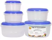 TIGHT N FRESH CONTAINERS 5PCS SET 