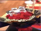 شوكولات مع الورد 