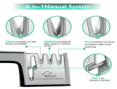 Food stainless steel sharpening system 4in1 