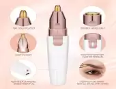 Eyebrow Trimmer Facial Hair Remover for Women, 2-in-1 USB Rechargeable Painless Eyebrow Razor Electric Lady Epilator 