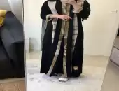 عبايه عمليه بلمسه بسيطه من القماش الملون 🔥 