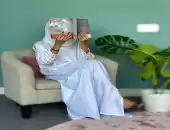 عباية ملونة بخرز 