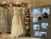 ستاند فستان العروس والاكسسوارات 