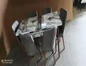 Dining table with 6 chairs 