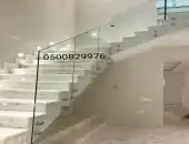 زجاج سكريت مرايا درابزين شاورات 