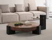 طاولة قهوة وجانبية وان لان 