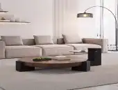 طاولة قهوة وجانبية وان لان 