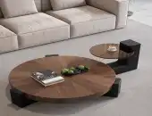 طاولة قهوة وجانبية وان لان 